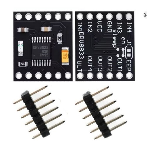 DRV8833 DC Dual H-Bridge Motor Driver Board Module Black