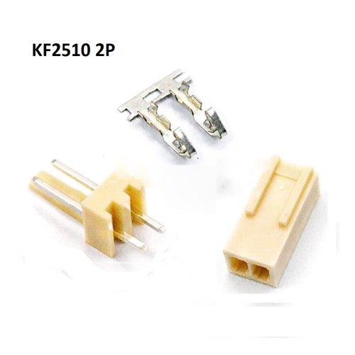 KF2510 2-Pin header Straight + Housing 2.54 mm connector
