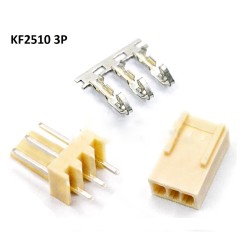 KF2510 3-Pin header Straight + Housing 2.54 mm connector