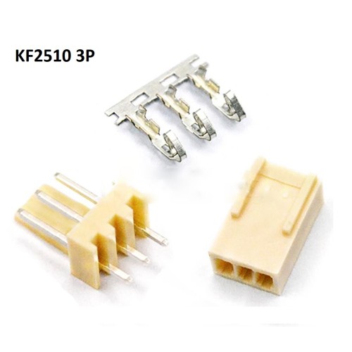 KF2510 3-Pin header Straight + Housing 2.54 mm connector
