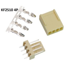 KF2510 4-Pin header Straight + Housing 2.54 mm connector