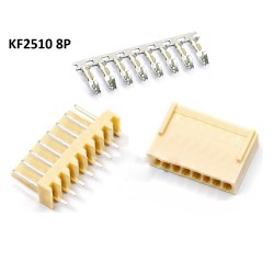 KF2510 8-Pin header Straight + Housing 2.54 mm connector