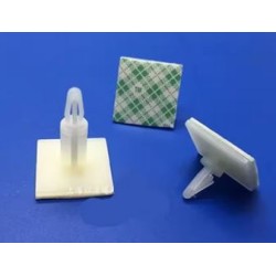 HC-6 /HC-11 Nylon Plastic stick-on PCB Spacer 3mm Hole Locking Snap-In Posts (10Pcs)