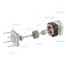 Stepper Motor NEMA17 17HS4401 42BYGH 1.5A + Cable for CNC-XYZ