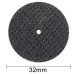 Abrasive Cutting Disc 32mm Circular saw Blade (Pack of 25 + Mandrel Shank)