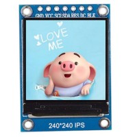 1.3 Inch IPS TFT LCD 240 x 240 Full Color Display ST7735 Driver SPI Interface for Arduino