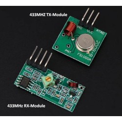 433Mhz RF Transmitter (FS1000A) and Receiver (MX-RM-5V) pair