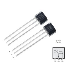 AH3503 3503 Linear Hall Effect Hall Sensor TO-92UA Package (Pack of 2)