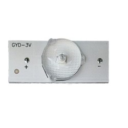 GYD-3V TV Backlight Replacement LED with Optical Lens on MCPCB (3V)